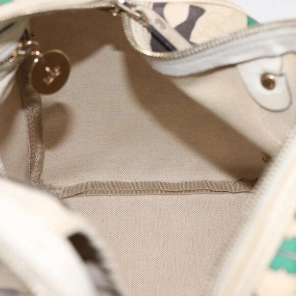 GUCCI GG Supreme Hand Bag PVC White 189895 Auth 146608 - Picture 10 of 16